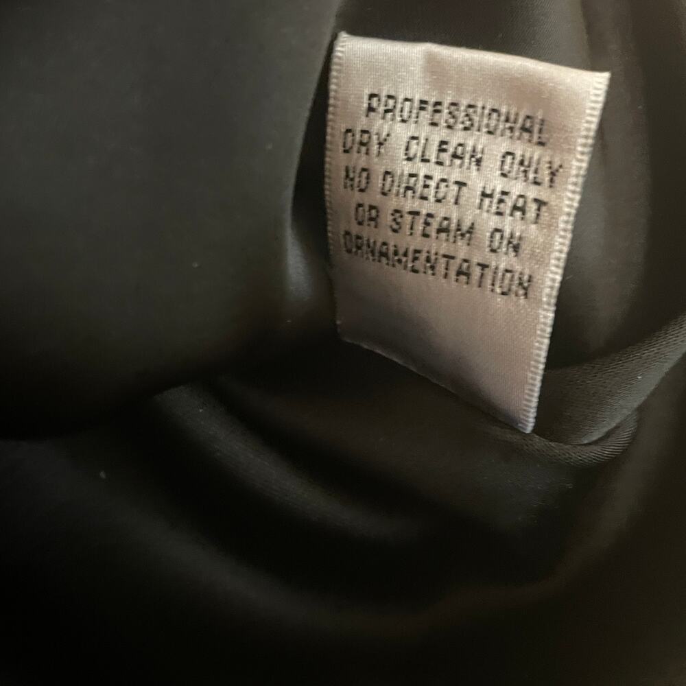Cache XS Satin Blazer | Leopard Lining, Belted, Gold Buttons, Y2K Glam NWOT - Picture 9 of 9